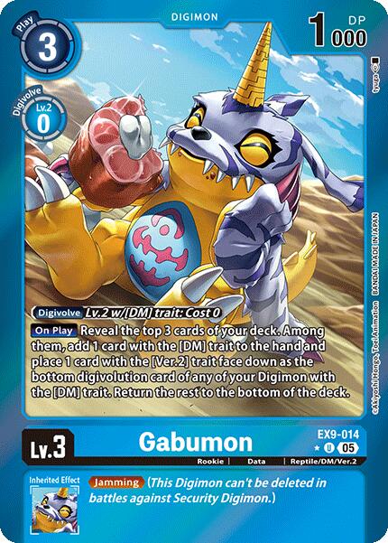 Gabumon [EX9-014] (Limited Foil) [Versus Monsters] 