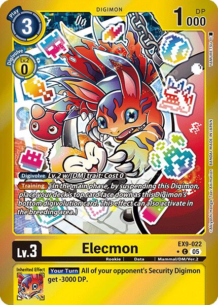 Elecmon [EX9-022] (Limited Foil) [Versus Monsters] 