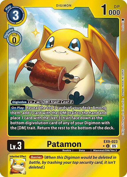 Patamon [EX9-023] (Limited Foil) [Versus Monsters] 