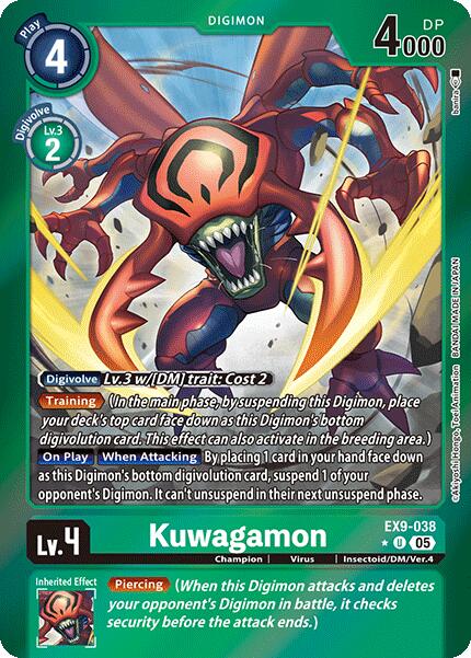 Kuwagamon [EX9-038] (Limited Foil) [Versus Monsters] 