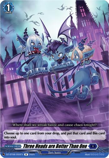 Three Heads are Better Than One (DZ-BT08/050EN) [DZ-BT08: Knights 0f Rebirth] 