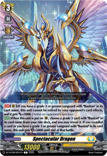 Spectacular Dragon (DZ-BT08/091EN) [DZ-BT08: Knights 0f Rebirth] 