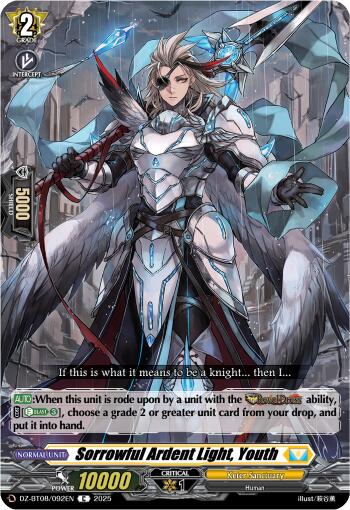 Sorrowful Ardent Light, Youth (DZ-BT08/092EN) [DZ-BT08: Knights 0f Rebirth] 