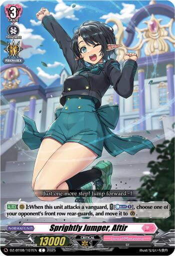 Sprightly Jumper, Aftir (DZ-BT08/107EN) [DZ-BT08: Knights 0f Rebirth] 