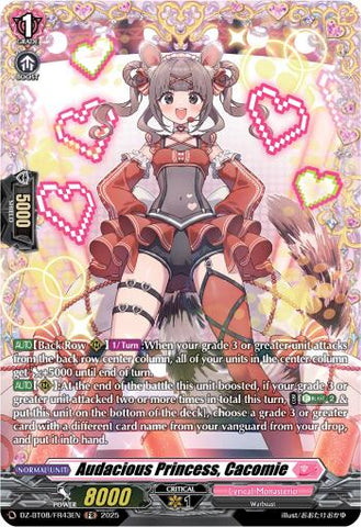 Audacious Princess, Cacomie (DZ-BT08/FR43EN) [DZ-BT08: Knights 0f Rebirth] 