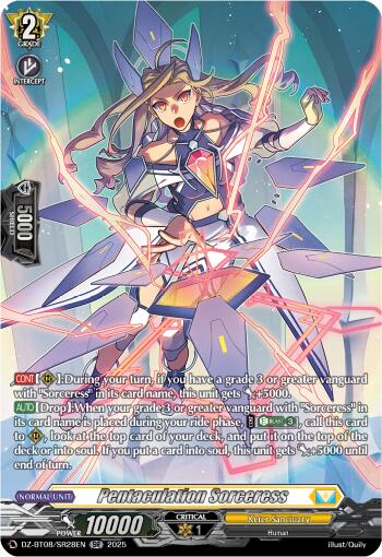 Pentaculation Sorceress (DZ-BT08/SR28EN) [DZ-BT08: Knights 0f Rebirth] 