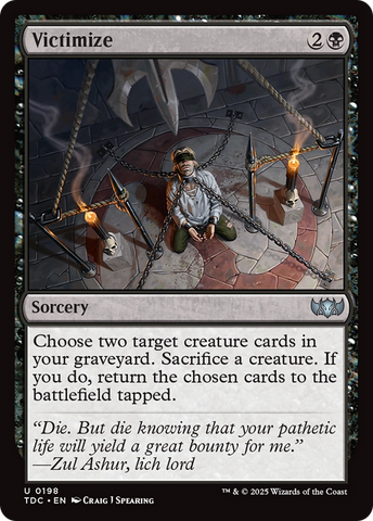 Victimize [Tarkir: Dragonstorm Commander] 