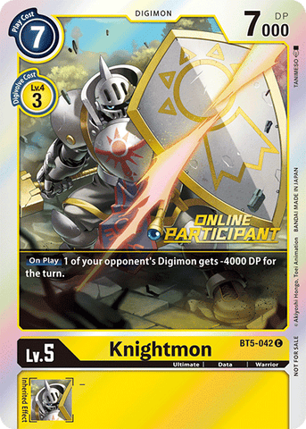 Knightmon [BT5-042] (Online Participant) [Battle of Omni Promos] 