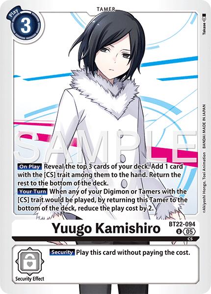 Yuugo Kamishiro [BT22-094] [Cyber ​​Eden] 