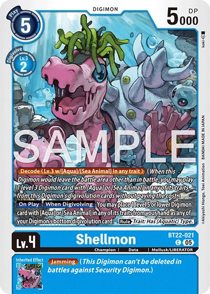 Shellmon [BT22-021] [Cyber ​​Eden] 