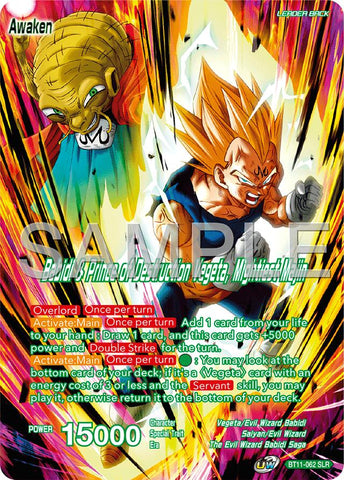 Vegeta &amp; Babidi // Babidi &amp; Prince of Destruction Vegeta, Mightiest Majin (Reprint) (BT11-062) [Premium Anniversary Box 2025] 