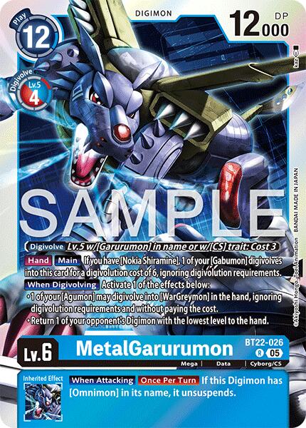 MetalGarurumon [BT22-026] [Cyber ​​Eden] 