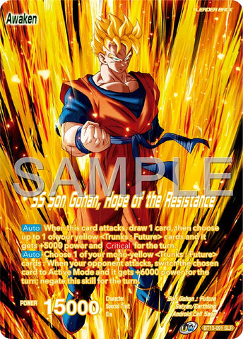 Son Gohan // SS Son Gohan, Hope of the Resistance (Reprint) (BT13-091) [Premium Anniversary Box 2025] 