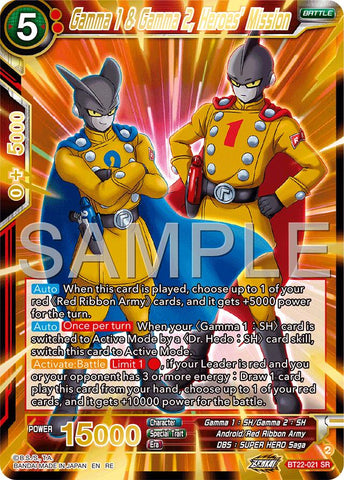 Gamma 1 &amp; Gamma 2, Heroes' Mission (Reprint) (BT22-021) [Premium Anniversary Box 2025] 