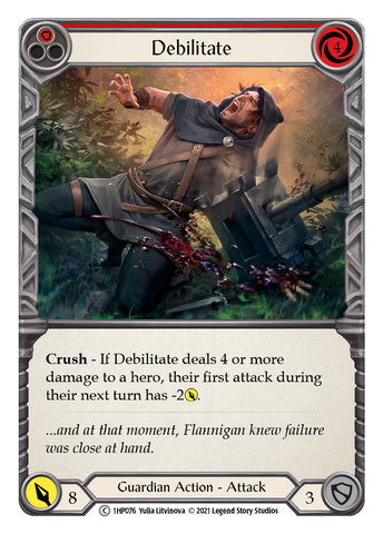 Debilitate (Red) [1HP076] (History Pack 1) 