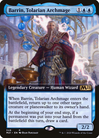 Barrin, Tolarian Archmage (Extended Art) [Core Set 2021] 