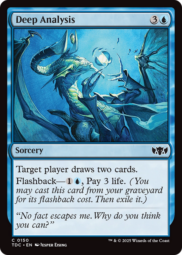 Deep Analysis [Tarkir: Dragonstorm Commander] 