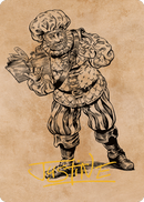 Volo, Itinerant Scholar Art Card (Gold-Stamped Signature) [Commander Legends: Battle for Baldur's Gate Art Series] 