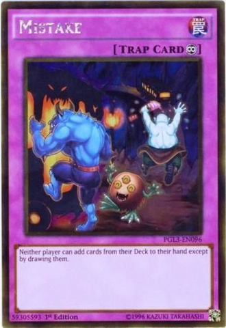 Mistake [PGL3-EN096] Gold Rare 