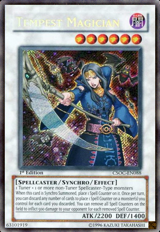 Tempest Magician [CSOC-EN088] Secret Rare 