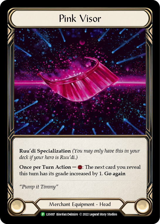 Pink Visor [LSS007] (Promo) Cold Foil 