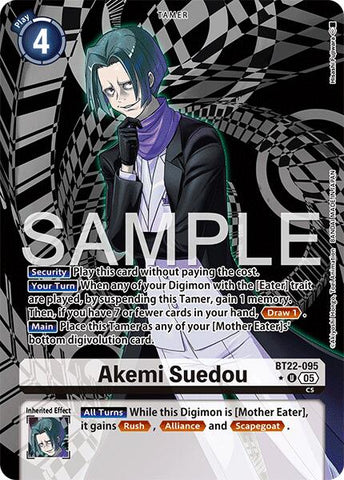 Akemi Suedou [BT22-095] (Alternate Art) [Cyber ​​Eden] 