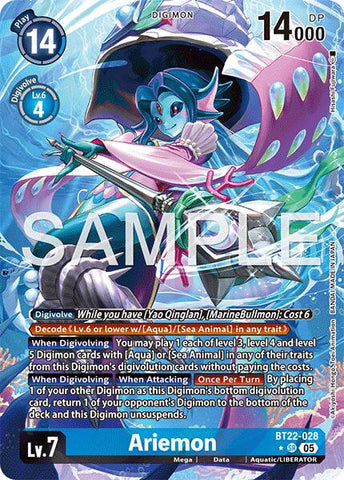 Ariemon [BT22-028] (Alternate Art) [Cyber ​​Eden] 