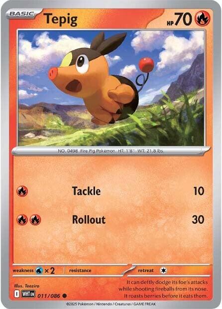 Tepig (011/086) [Scarlet &amp; Violet: White Flare] 