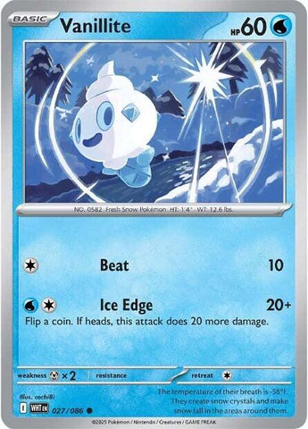 Vanillite (024/086) [Scarlet &amp; Violet: White Flare] 