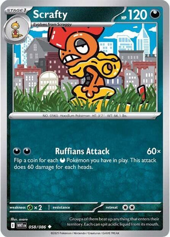 Scrafty (055/086) [Scarlet &amp; Violet: White Flare] 