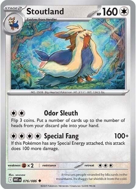 Stoutland (074/086) [Scarlet &amp; Violet: White Flare] 