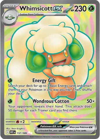 Whimsicott ex (159/086) [Scarlet &amp; Violet: White Flare] 