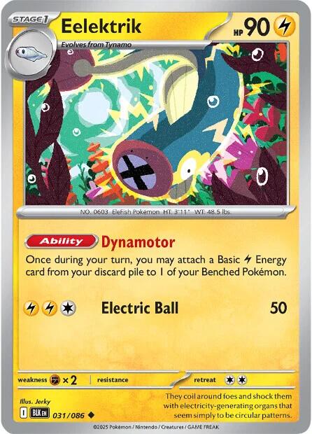 Eelektrik (034/086) [Scarlet &amp; Violet: Black Bolt] 