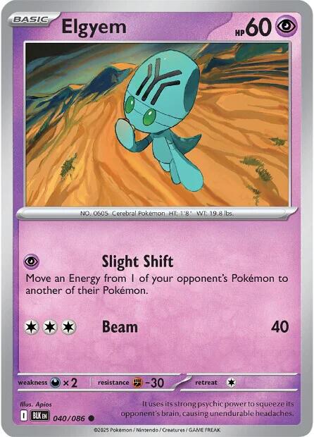 Elgyem (043/086) [Scarlet &amp; Violet: Black Bolt] 