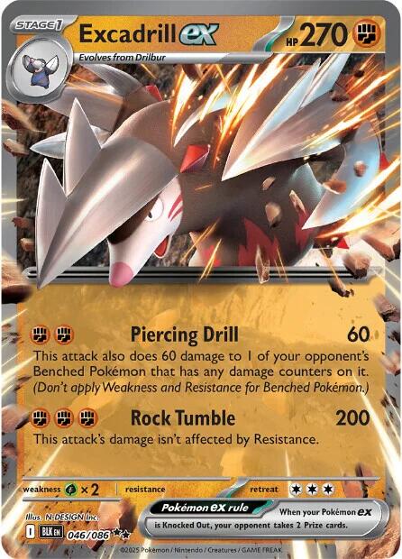 Excadrill ex (049/086) [Scarlet &amp; Violet: Black Bolt] 