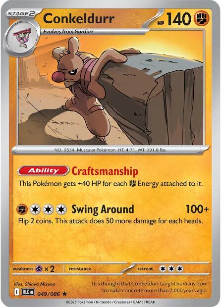 Conkeldurr (052/086) [Scarlet &amp; Violet: Black Bolt] 