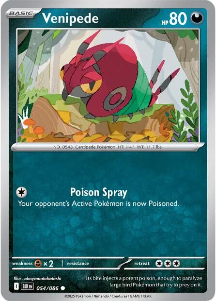 Venipede (057/086) [Scarlet &amp; Violet: Black Bolt] 