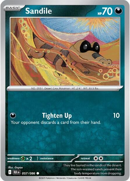 Sandile (060/086) [Scarlet &amp; Violet: Black Bolt] 