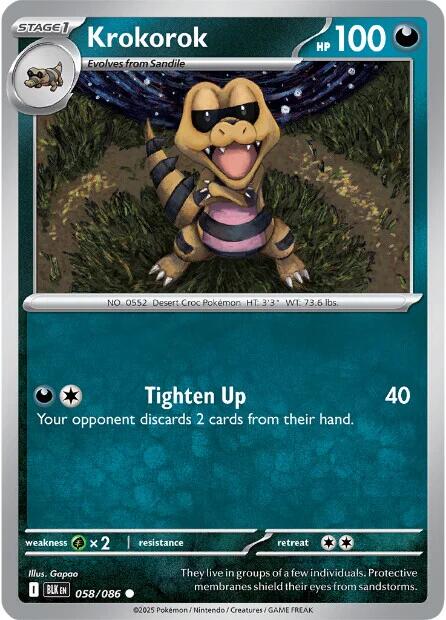 Krokorok (061/086) [Scarlet &amp; Violet: Black Bolt] 
