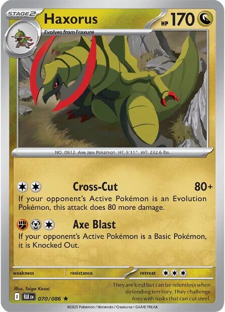 Haxorus (072/086) [Scarlet &amp; Violet: Black Bolt] 