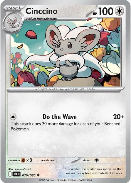 Cinccino (078/086) [Scarlet &amp; Violet: Black Bolt] 