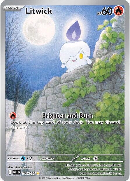 Litwick (100/086) [Scarlet &amp; Violet: Black Bolt] 