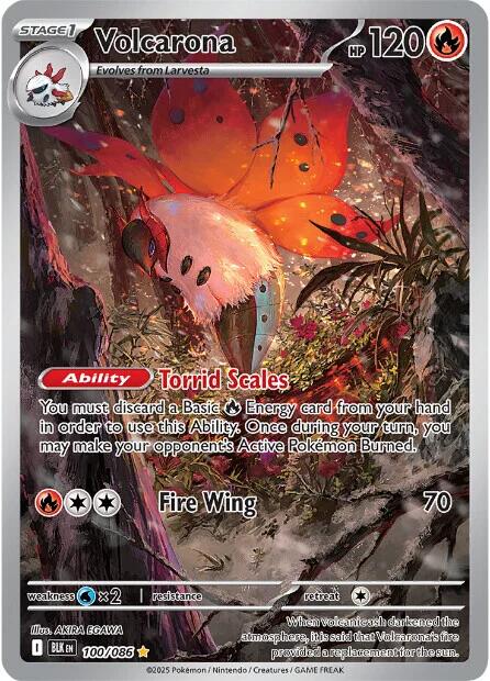 Volcarona (104/086) [Scarlet &amp; Violet: Black Bolt] 