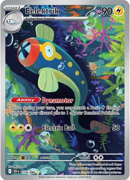 Eelektrik (118/086) [Scarlet &amp; Violet: Black Bolt] 