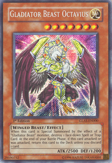 Gladiator Beast Octavius ​​[GLAS-EN000] Secret Rare 