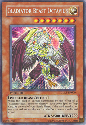 Gladiator Beast Octavius ​​[GLAS-EN000] Secret Rare 