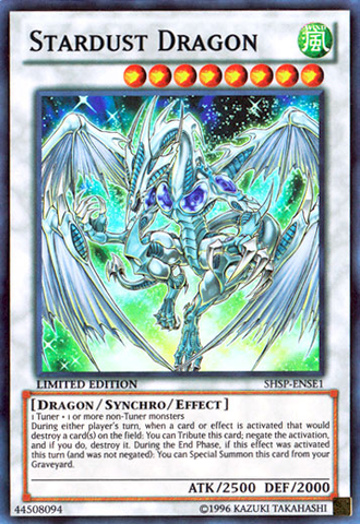 Stardust Dragon [SHSP-ENSE1] Super Rare 