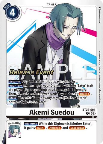 Akemi Suedou [BT22-095] [Cyber ​​Eden Release Event Cards] 