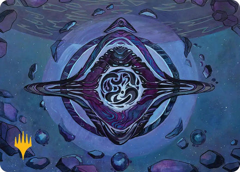 Archenemy's Charm Art Card (Gold-Stamped Planeswalker Symbol) [Edge of Eternities Art Series] 