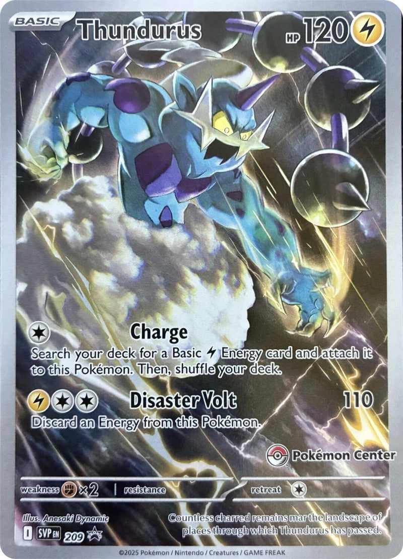 Thundurus (209) (Pokemon Center Exclusive) [Scarlet &amp; Violet: Black Star Promos] 